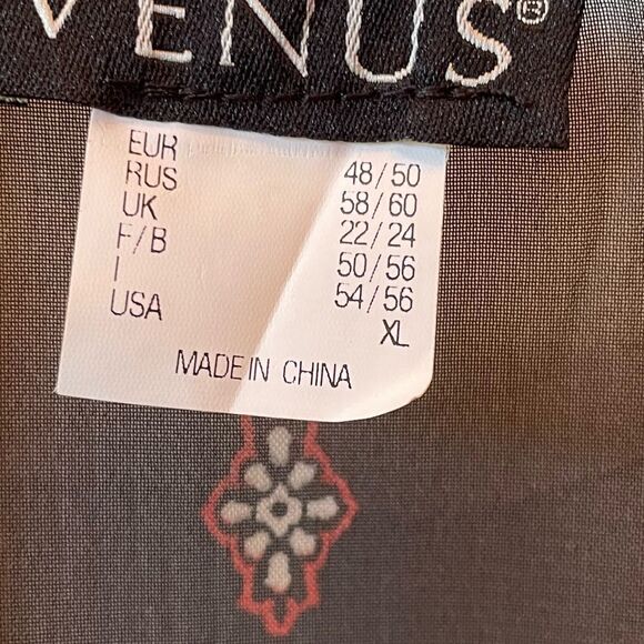 2 PC DRESS SOLID BLACK SHEATH & MAXI FRONT BOTTON BLACK CHIFFON DUSTER XL - Picture 4 of 7